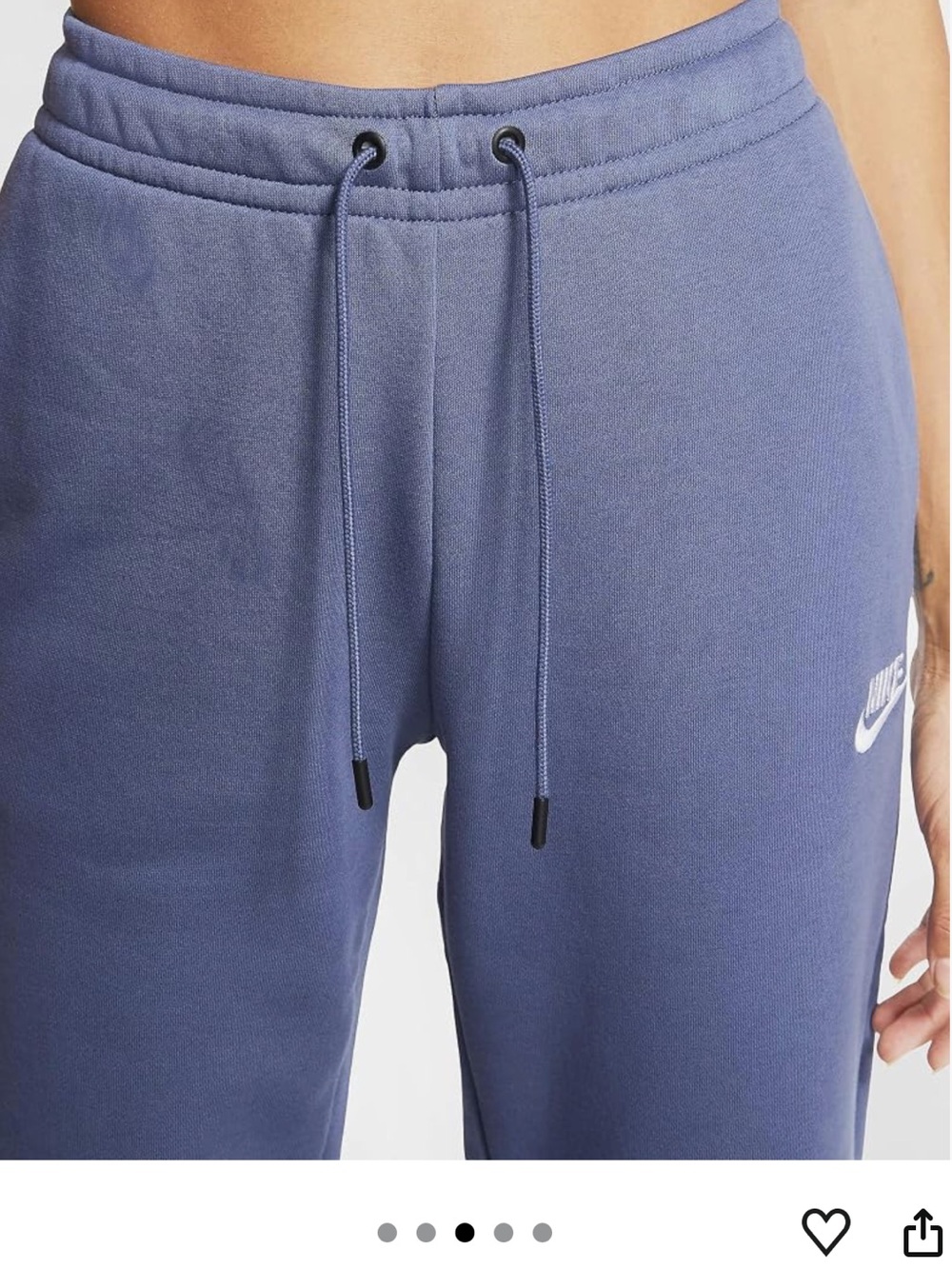 Nike Women's Sportswear Essential Fleece Pants Jogger Women’s Medium - Picture 3 of 11